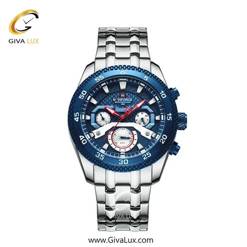 ساعت مچی مردانه بند استیل ناوی فورس (نیوی فورس) NF9222 G/G 224_S BE.jpg